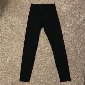 Black High Waisted Leggings Workout LuLu dupe!!